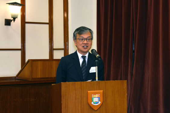 The Guest of Honour, Mr Robert Chan, Principal Government Engineer/Railway Development of Department of Highways, gave a speech.